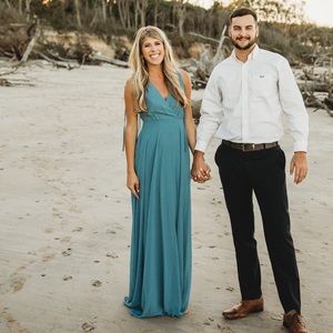 Lulus Slate Blue Maxi Dress